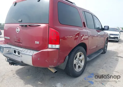 2007 Nissan Armada Se from USA, damaged, VIN 5N1BA08A77N712758